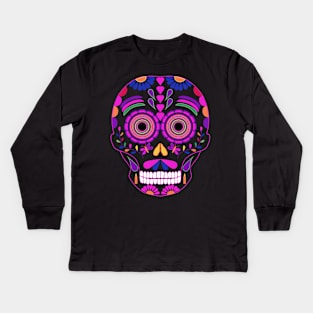 Sugar Skull Kids Long Sleeve T-Shirt